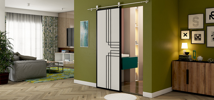 sliding bathroom door installation in Chula Vista